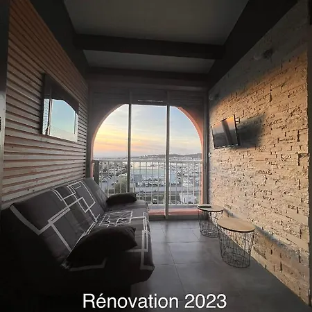Apartment Belle Vue, T2 Mezzanine Vue Port, 50 M De La De La Conque *